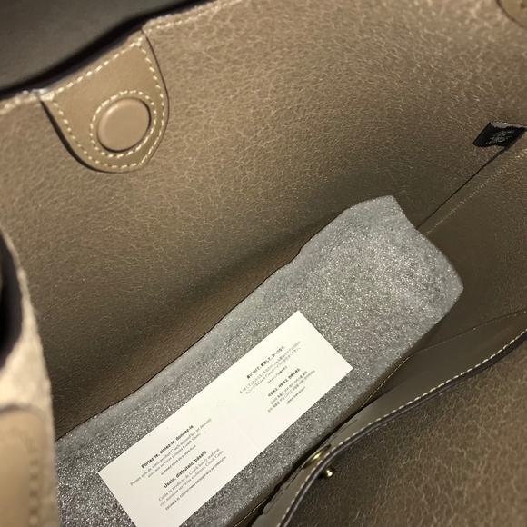 Coach Brooklyn Shoulder Bag 28 Dark Stone NWT - Picture 4 of 7